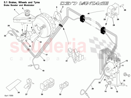 Part Diagram for Aston Martin 697291