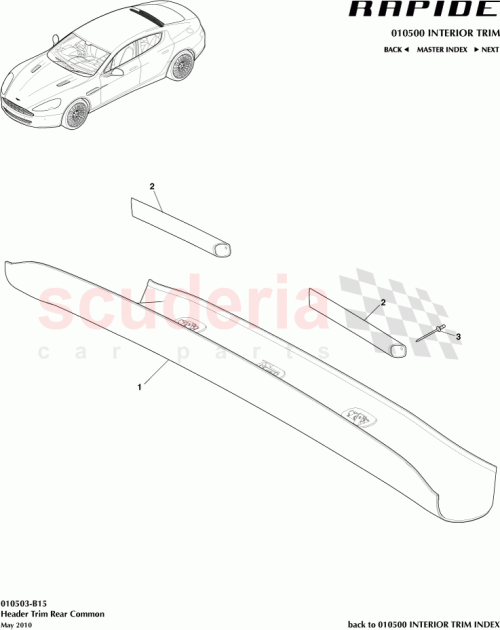 Part Diagram for Aston Martin AD43-N31011-AGW