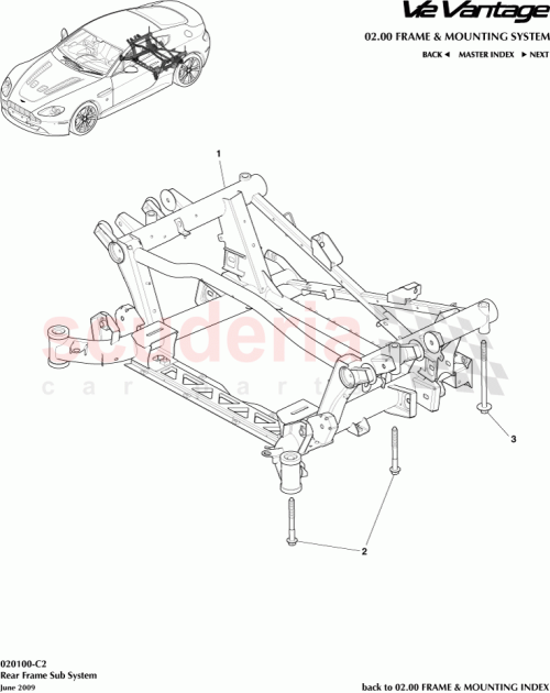 Part Diagram for Aston Martin BG33-5R003-AF