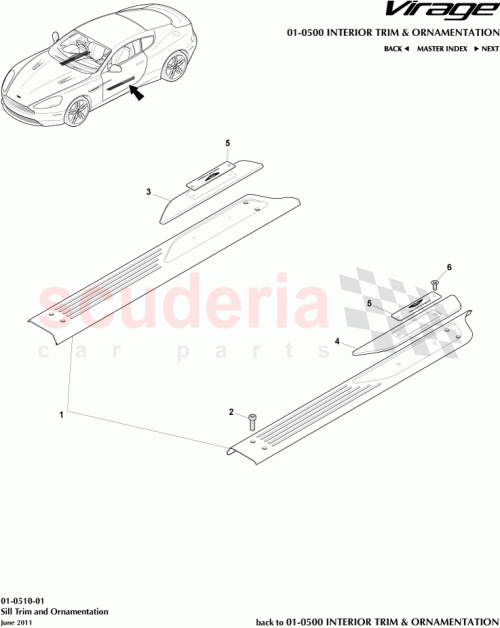 Part Diagram for Aston Martin AD4313242AC
