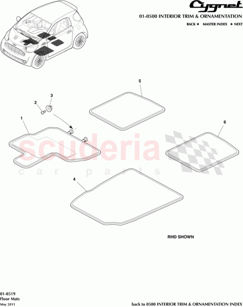Part Diagram for Aston Martin AY2Y-68642-AA