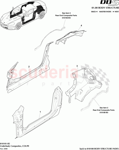 Part Diagram for Aston Martin 8D33C20412AE
