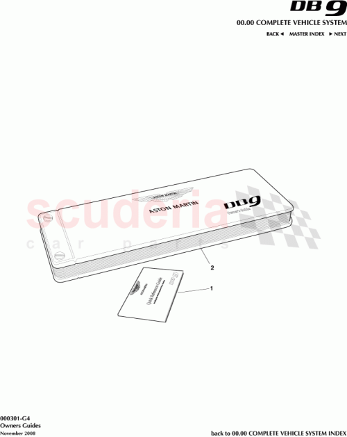 Part Diagram for Aston Martin 9G43-19G217-CA