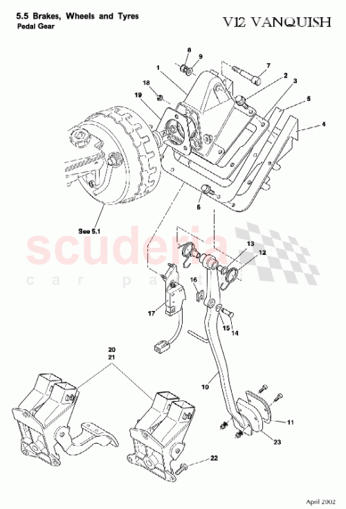 Part Diagram for Aston Martin 1R12-382240-AC