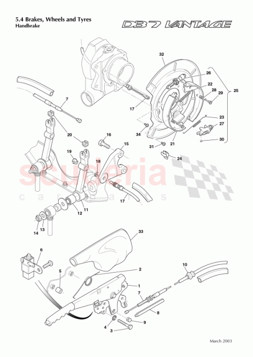 Part Diagram for Aston Martin 697205-PK