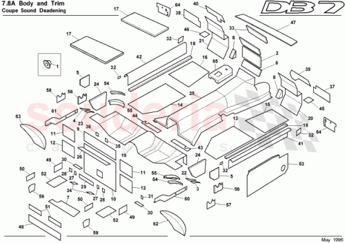 Part Diagram for Aston Martin 85-110542-AA