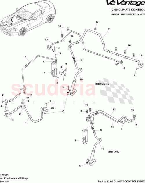 Part Diagram for Aston Martin AD23-6147X-AB