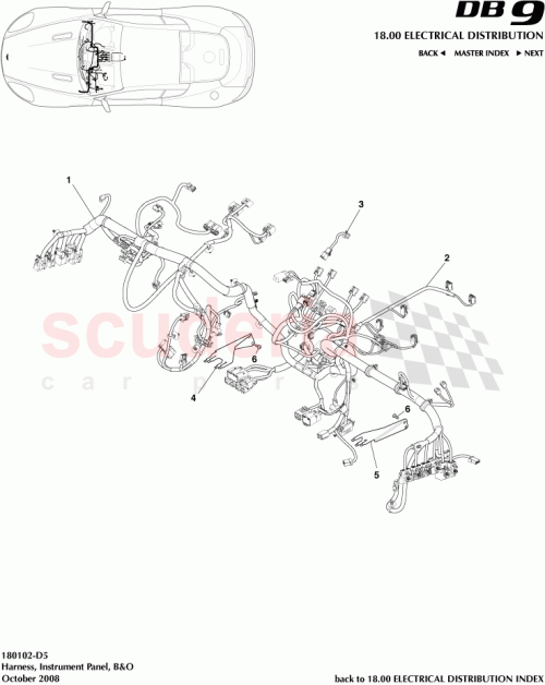 Part Diagram for Aston Martin 9D33-14N003-AA
