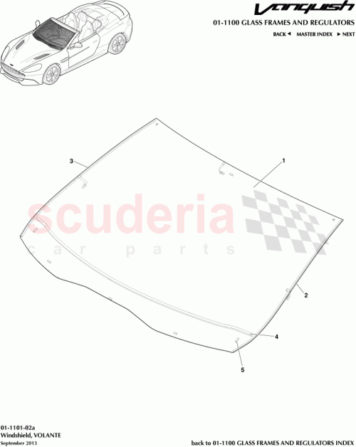 Part Diagram for Aston Martin ED33-77-10128