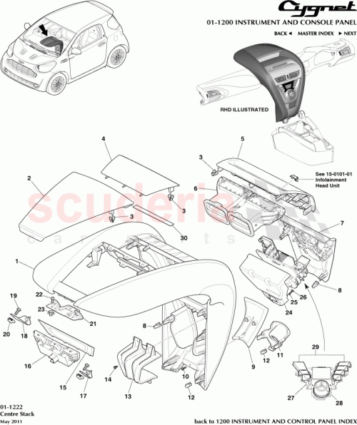 Part Diagram for Aston Martin AY2Y-045N42-BCW