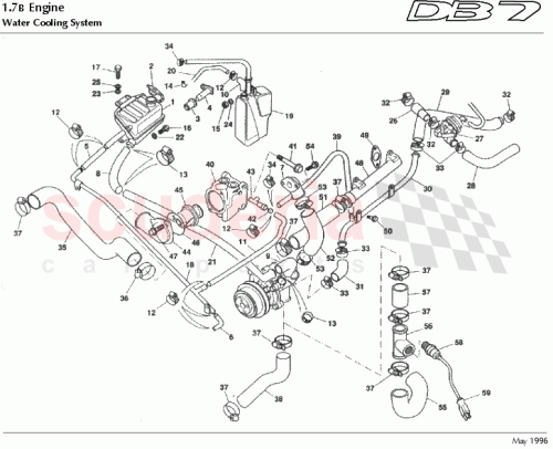 Part Diagram for Aston Martin 32-83572