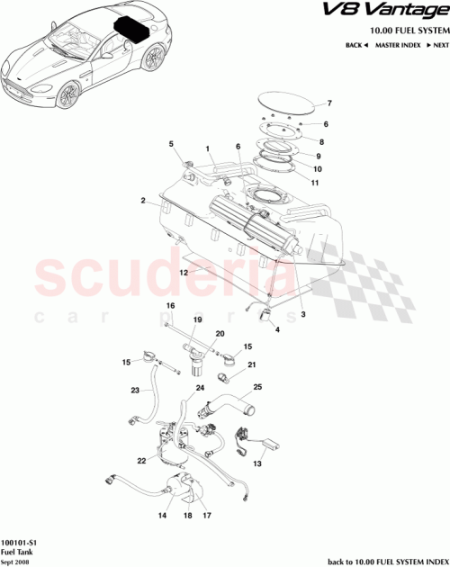 Part Diagram for Aston Martin 4G43-M2D28-AA