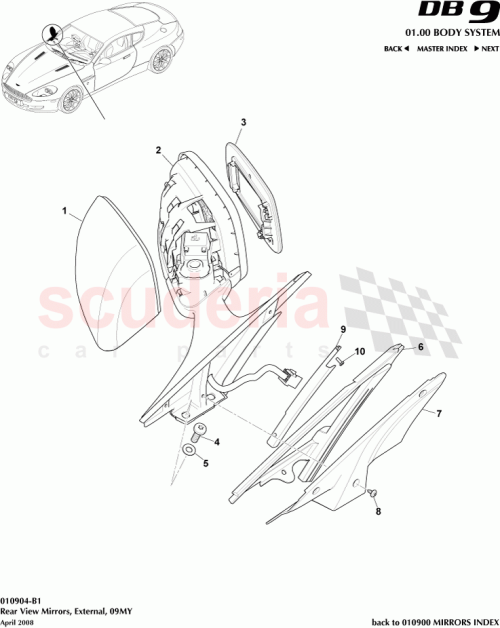 Part Diagram for Aston Martin AG33-3063472-AC