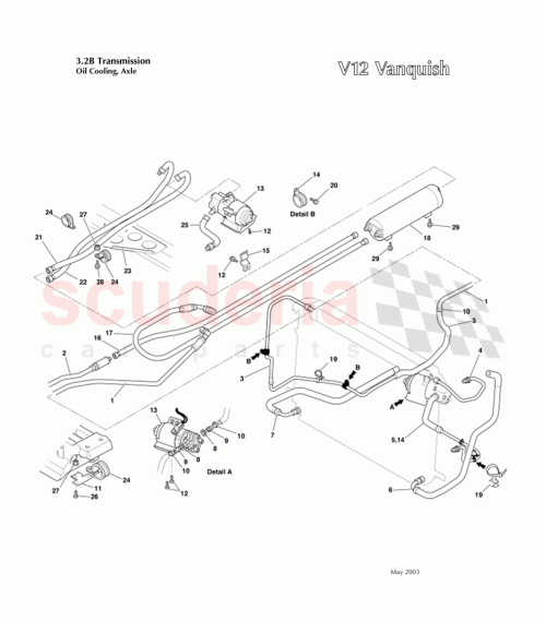 Part Diagram for Aston Martin 1R12-415734-AA