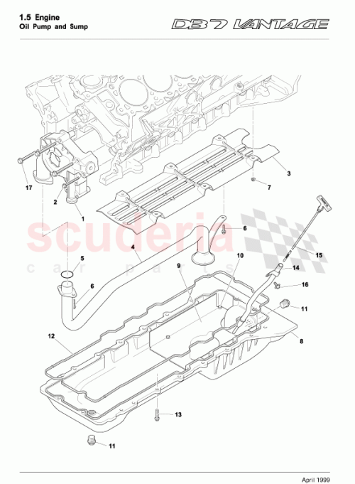 Part Diagram for Aston Martin 04-85092