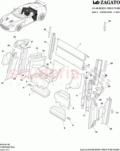 Part Diagram for Aston Martin GOAG33-C101K92-AA</T>