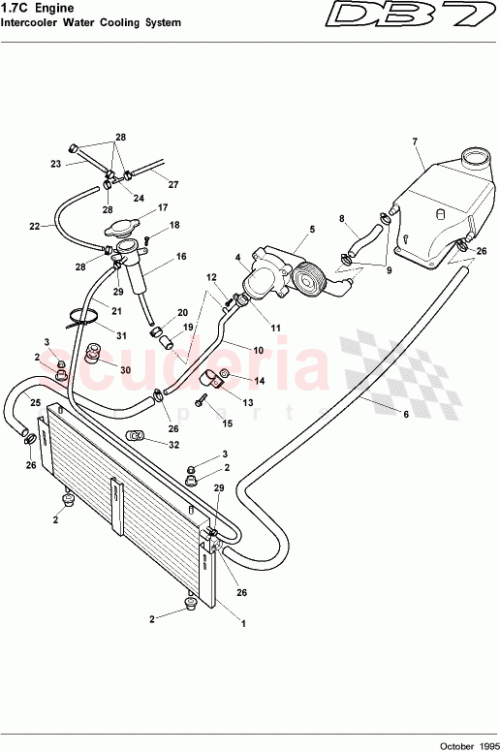 Part Diagram for Aston Martin 32-81346