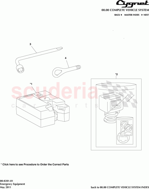 Part Diagram for Aston Martin 09150-05011
