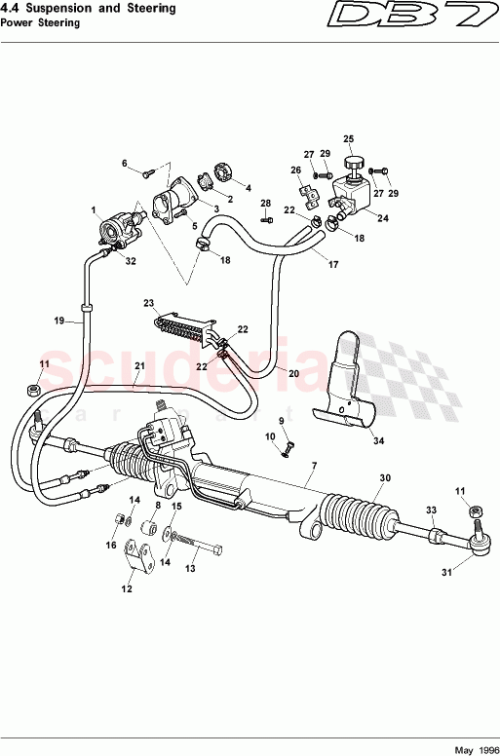 Part Diagram for Aston Martin 24-83422