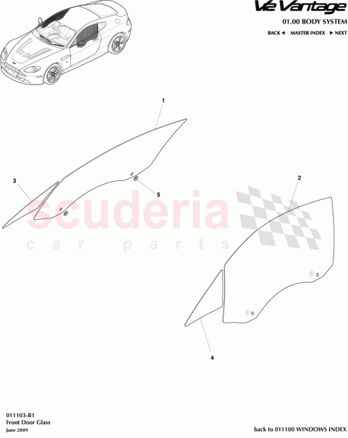 Part Diagram for Aston Martin 6G33-C21411-CA