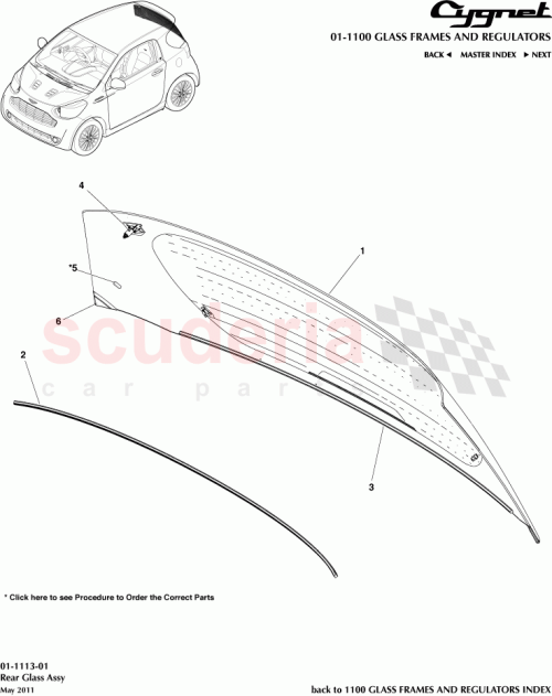 Part Diagram for Aston Martin 62785-12050