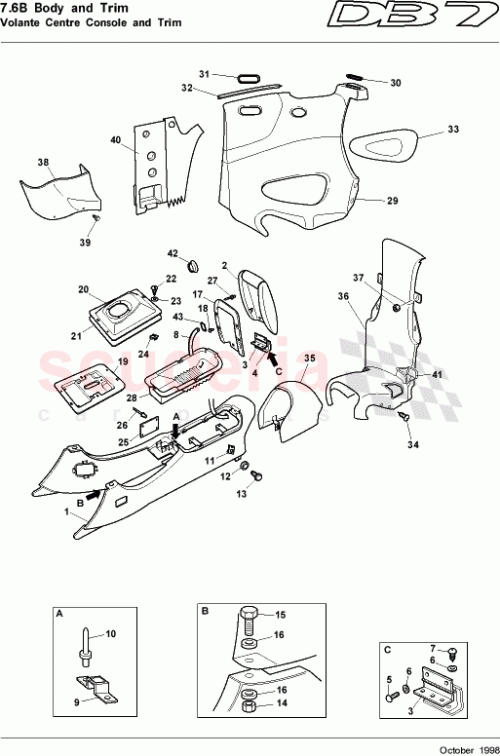 Part Diagram for Aston Martin 80111347BAW