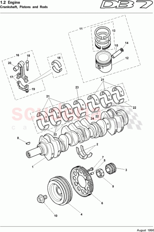 Part Diagram for Aston Martin 02-80052