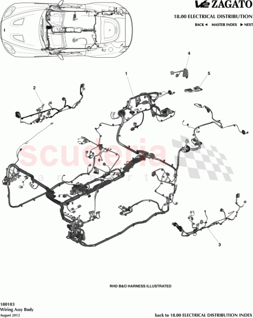 Part Diagram for Aston Martin CY83-14K103-BC