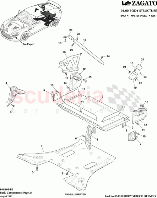 Part Diagram for Aston Martin CY83-28443-AA