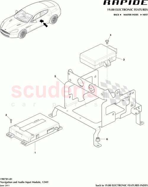 Part Diagram for Aston Martin AD4310E887AF