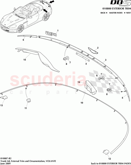 Part Diagram for Aston Martin 9G43-L53985-AC
