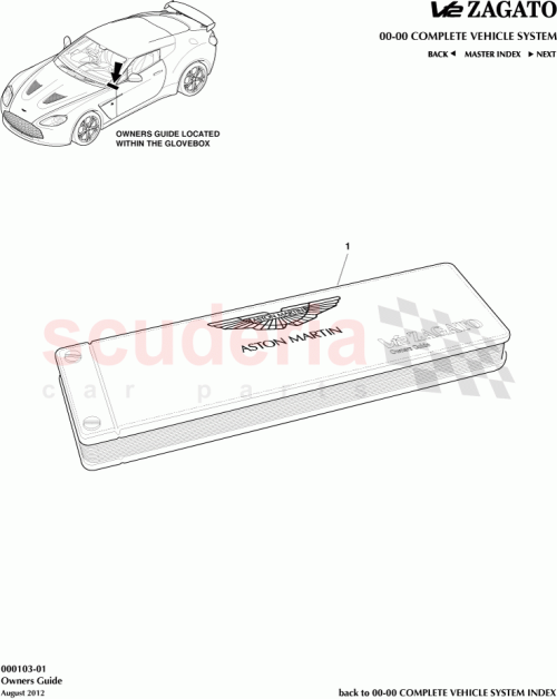 Part Diagram for Aston Martin CY83-120609-NA