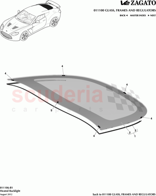 Part Diagram for Aston Martin CY83-C42006-BB