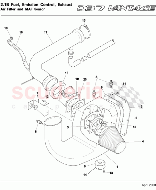 Part Diagram for Aston Martin 12-120278-AB-PK