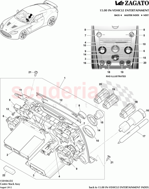Part Diagram for Aston Martin CY83-600B42-AA