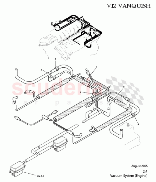 Part Diagram for Aston Martin 3485329