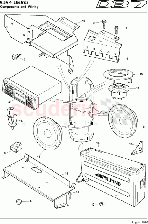 Part Diagram for Aston Martin 50-81913