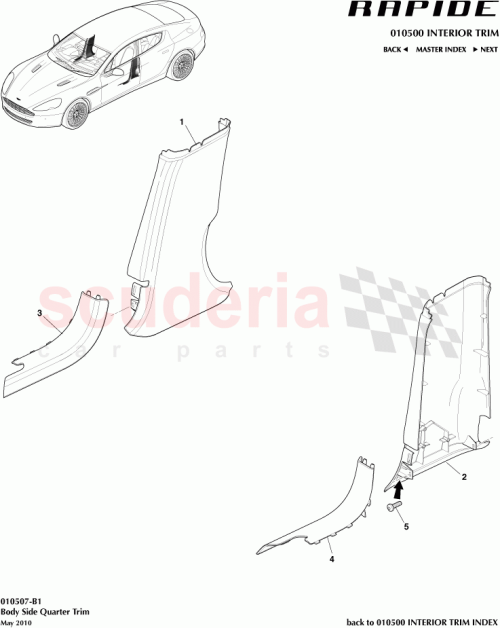 Part Diagram for Aston Martin AD43-13201-AAW