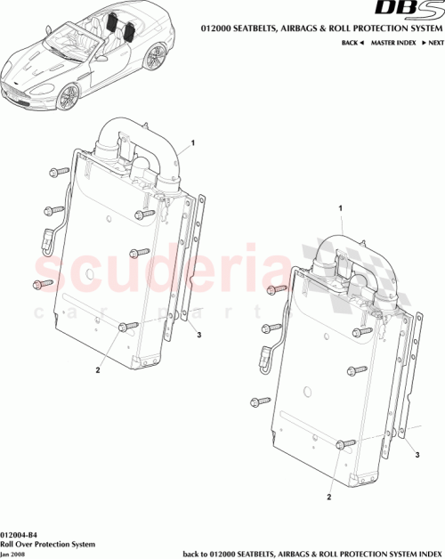 Part Diagram for Aston Martin 6W83518C42AB