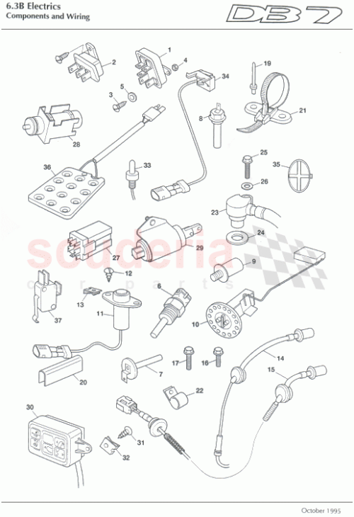 Part Diagram for Aston Martin 90-84579