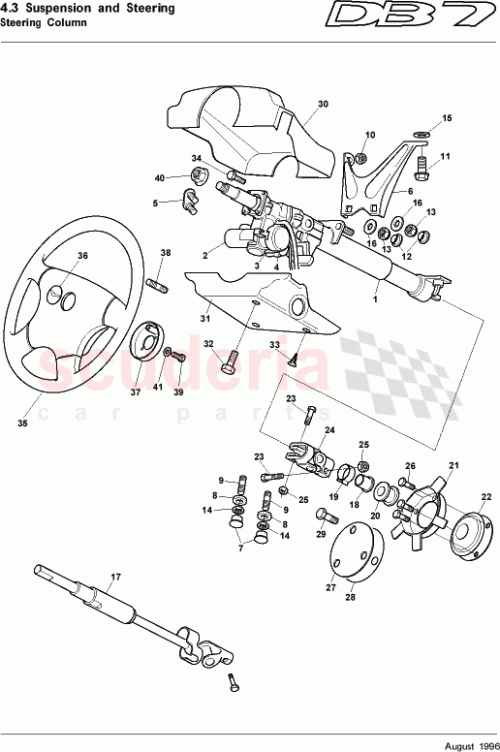 Part Diagram for Aston Martin 25-83428