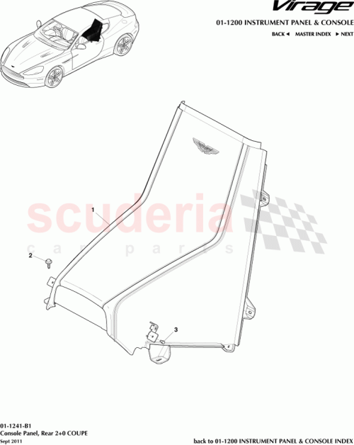 Part Diagram for Aston Martin CG43045A12BE