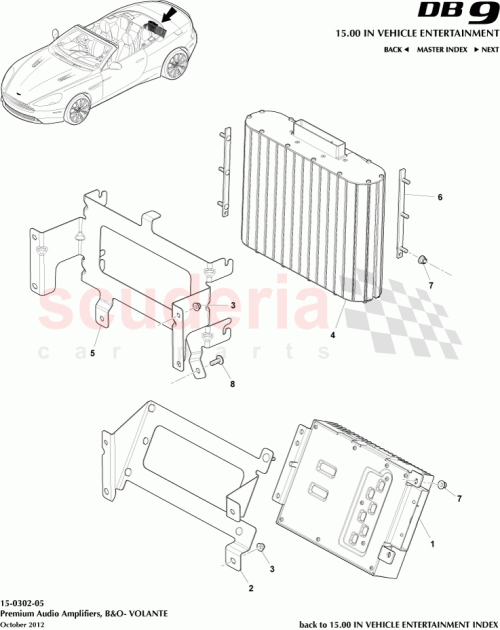 Part Diagram for Aston Martin 9G43-19C126-AB