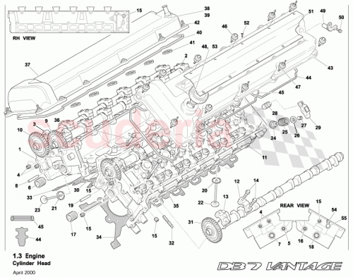 Part Diagram for Aston Martin 07-85057