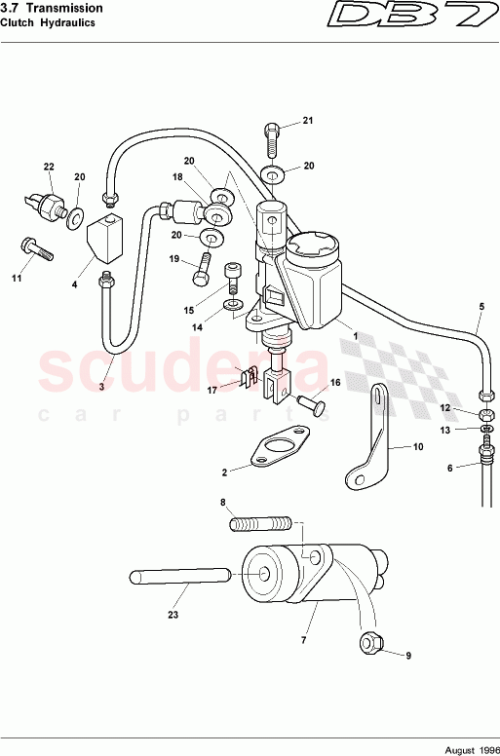 Part Diagram for Aston Martin 33-84324