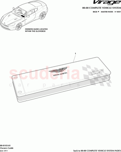 Part Diagram for Aston Martin CG43-40-11218