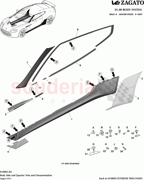 Part Diagram for Aston Martin 9G33-334177-AA