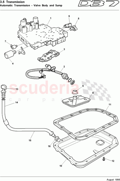 Part Diagram for Aston Martin 42-81690