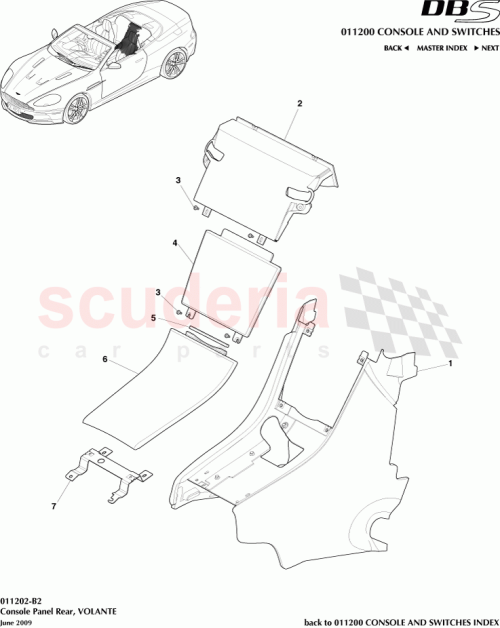 Part Diagram for Aston Martin AD33-045E24-BBW