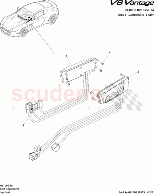 Part Diagram for Aston Martin 7G3314B709AC